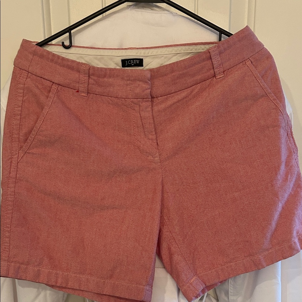 J. Crew red/pink/white  preppy Women's Shorts